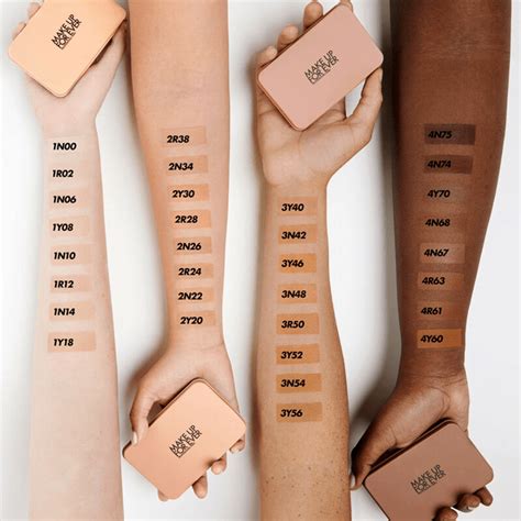 makeup forever matte velvet skin powder foundation shade finder